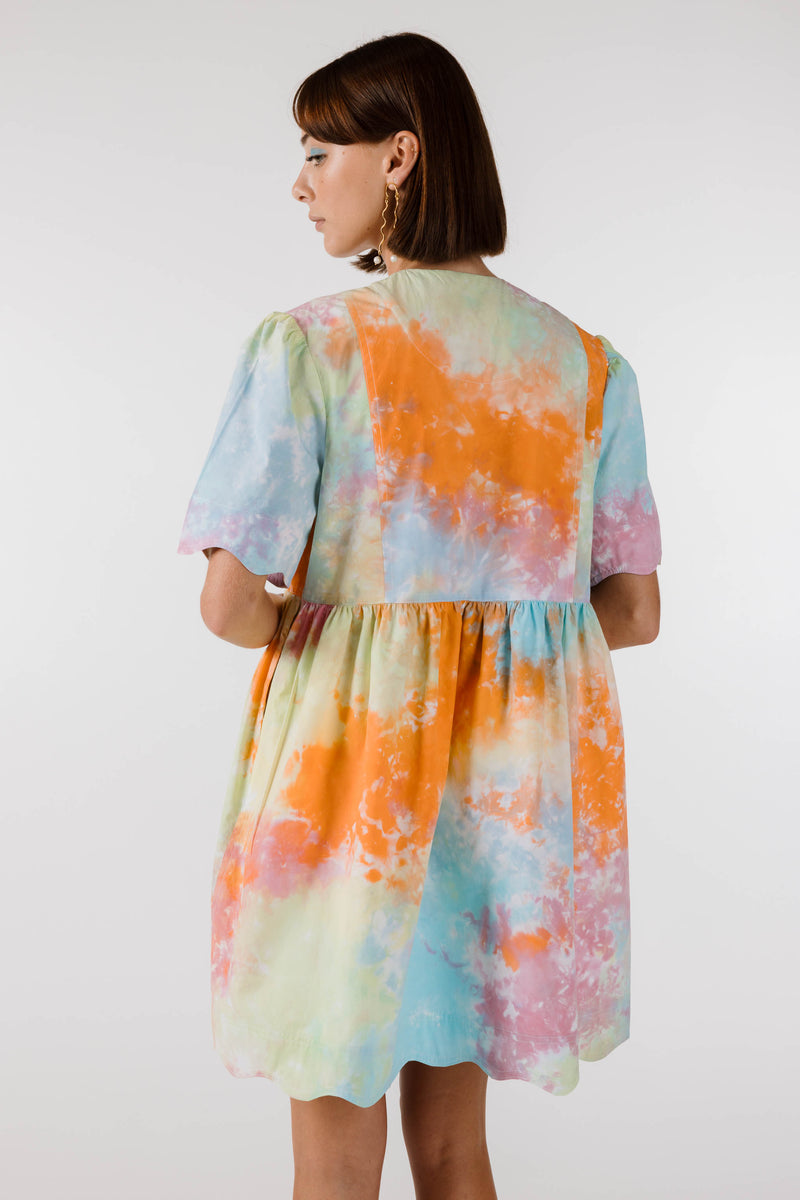 PRE ORDER ~ NOVEMBER | NEW WAVE SUN DRESS - Kaleidoscope Tie Dye