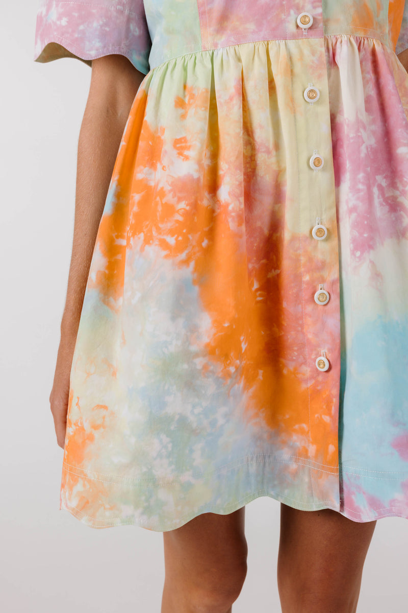 PRE ORDER ~ NOVEMBER | NEW WAVE SUN DRESS - Kaleidoscope Tie Dye