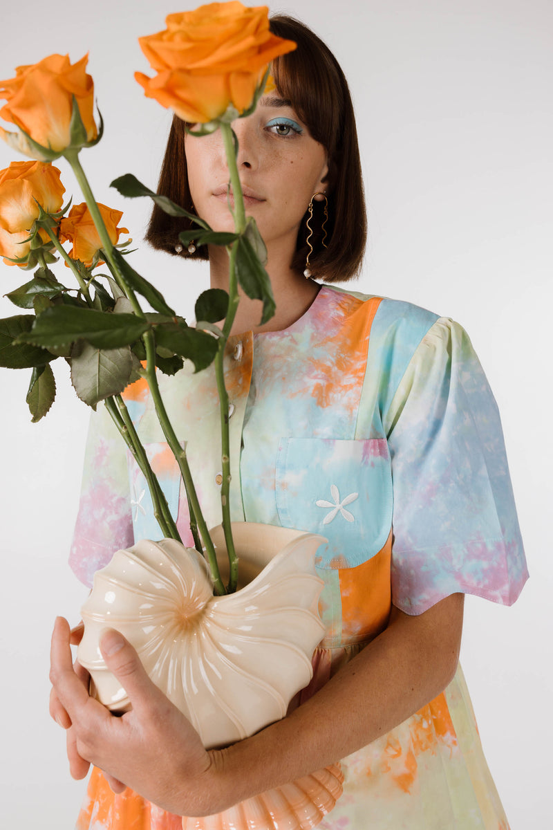 PRE ORDER ~ NOVEMBER | NEW WAVE SUN DRESS - Kaleidoscope Tie Dye