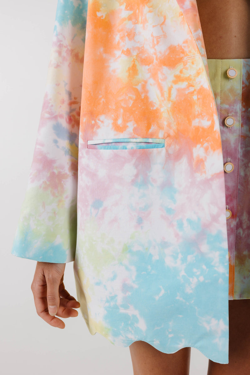 PRE ORDER ~ OCTOBER | NEW WAVE BLAZER - Kaleidoscope Tie Dye