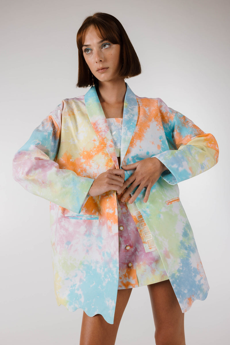 PRE ORDER ~ OCTOBER | NEW WAVE BLAZER - Kaleidoscope Tie Dye
