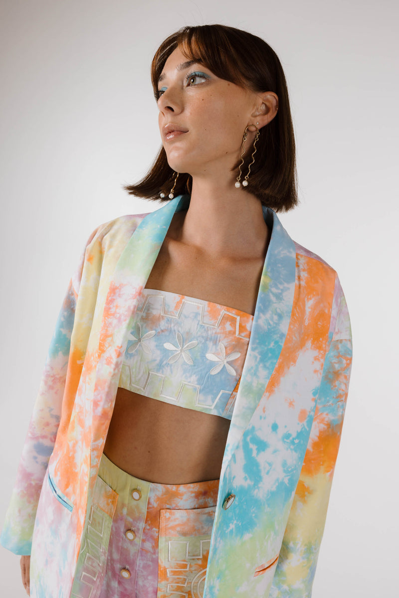 PRE ORDER ~ OCTOBER | NEW WAVE BLAZER - Kaleidoscope Tie Dye