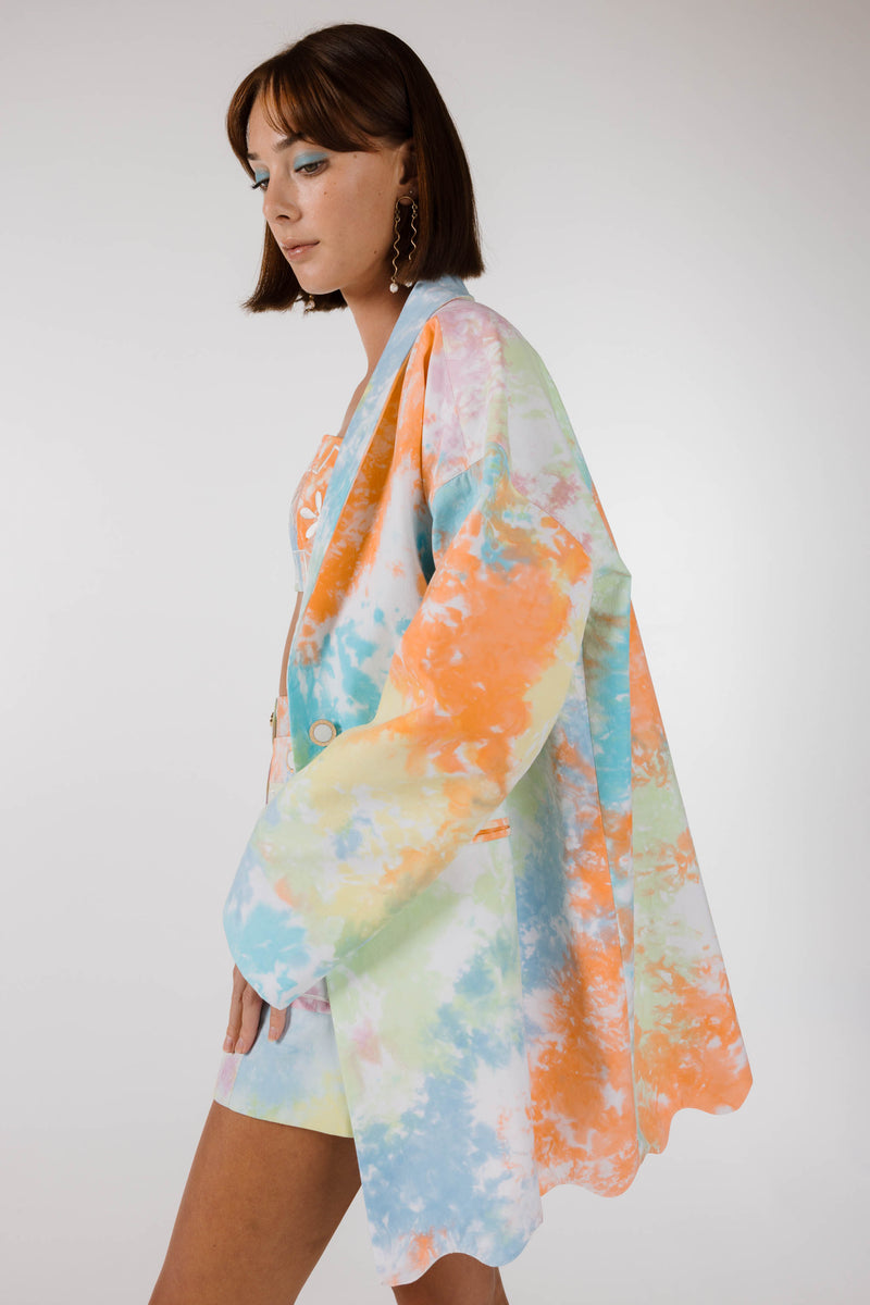 PRE ORDER ~ OCTOBER | NEW WAVE BLAZER - Kaleidoscope Tie Dye
