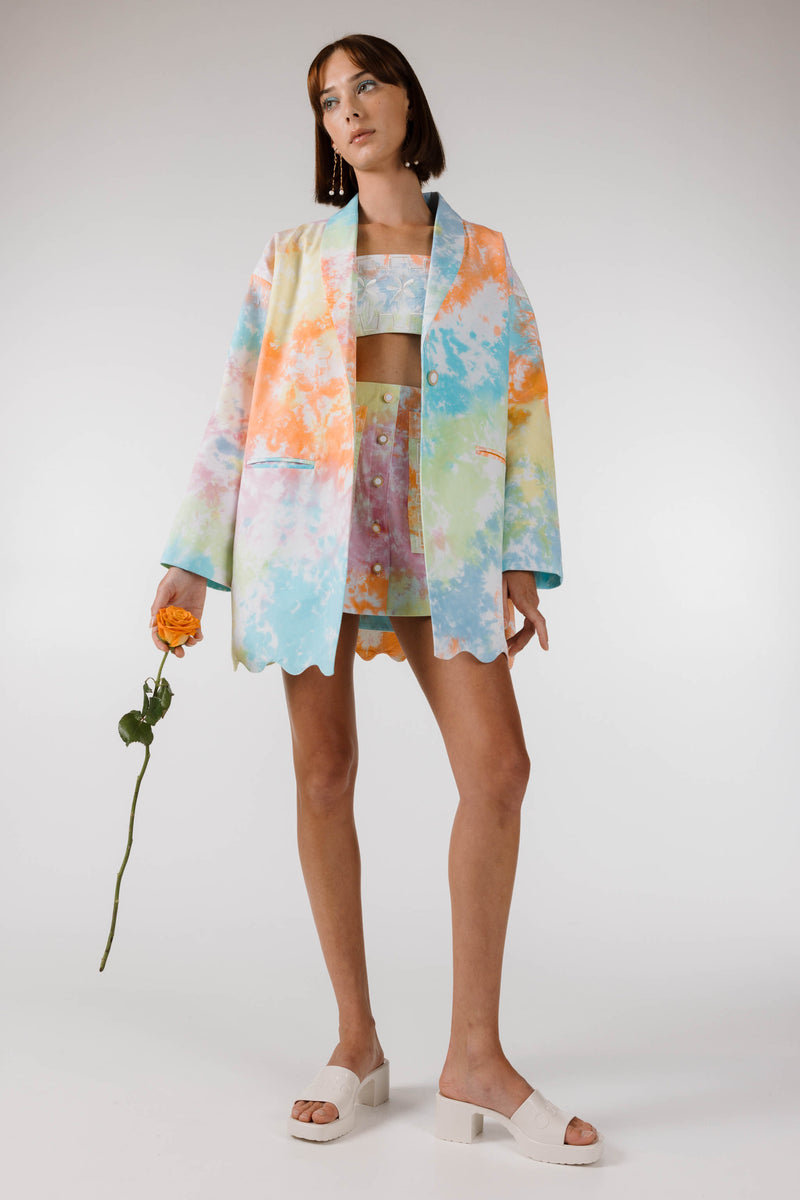 PRE ORDER ~ OCTOBER | NEW WAVE BLAZER - Kaleidoscope Tie Dye
