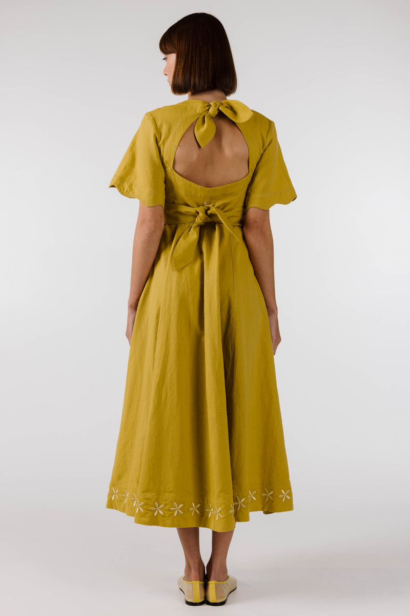 PRE ORDER ~ NOVEMBER | NEW WAVE LONG DRESS - Olive