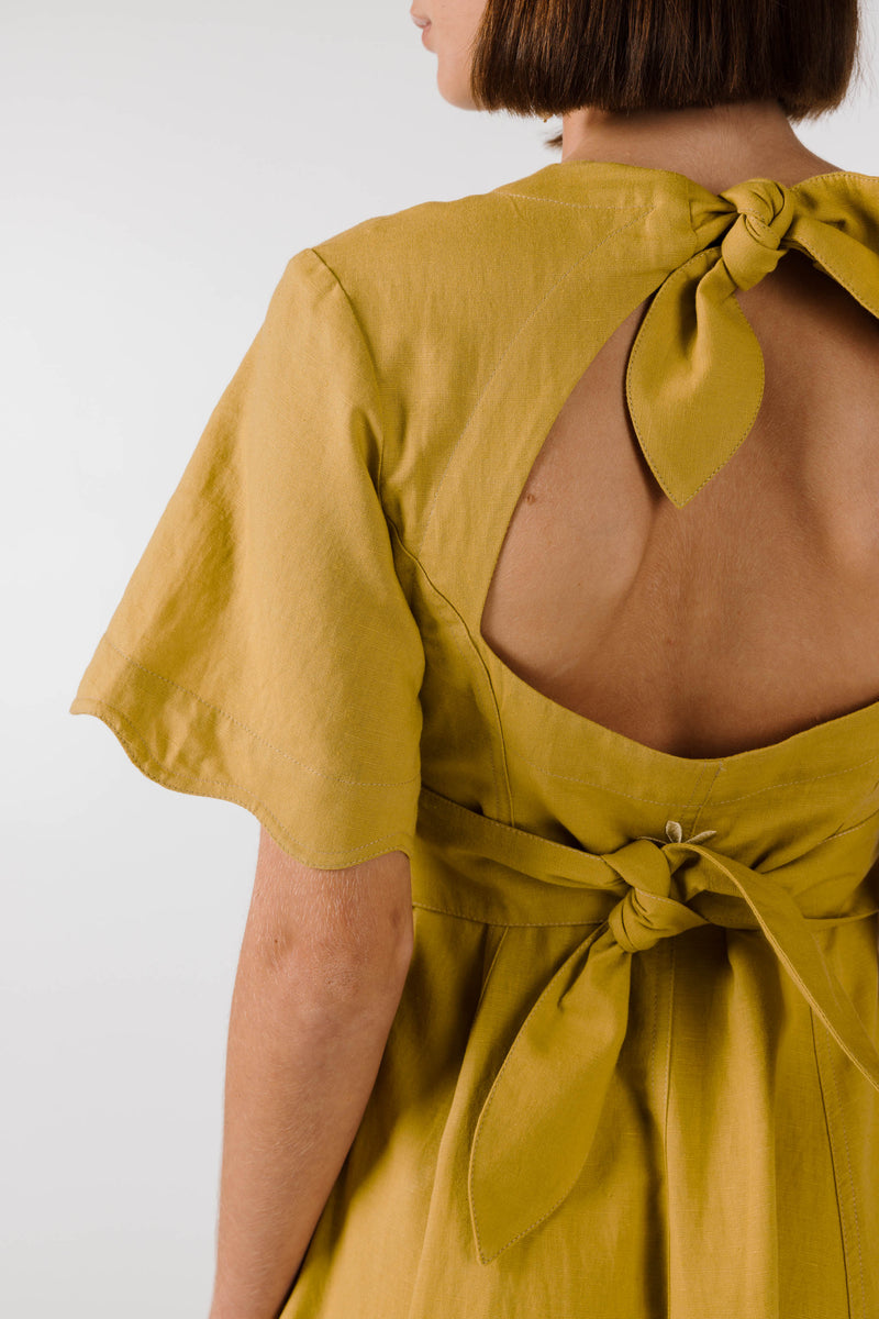 PRE ORDER ~ NOVEMBER | NEW WAVE LONG DRESS - Olive