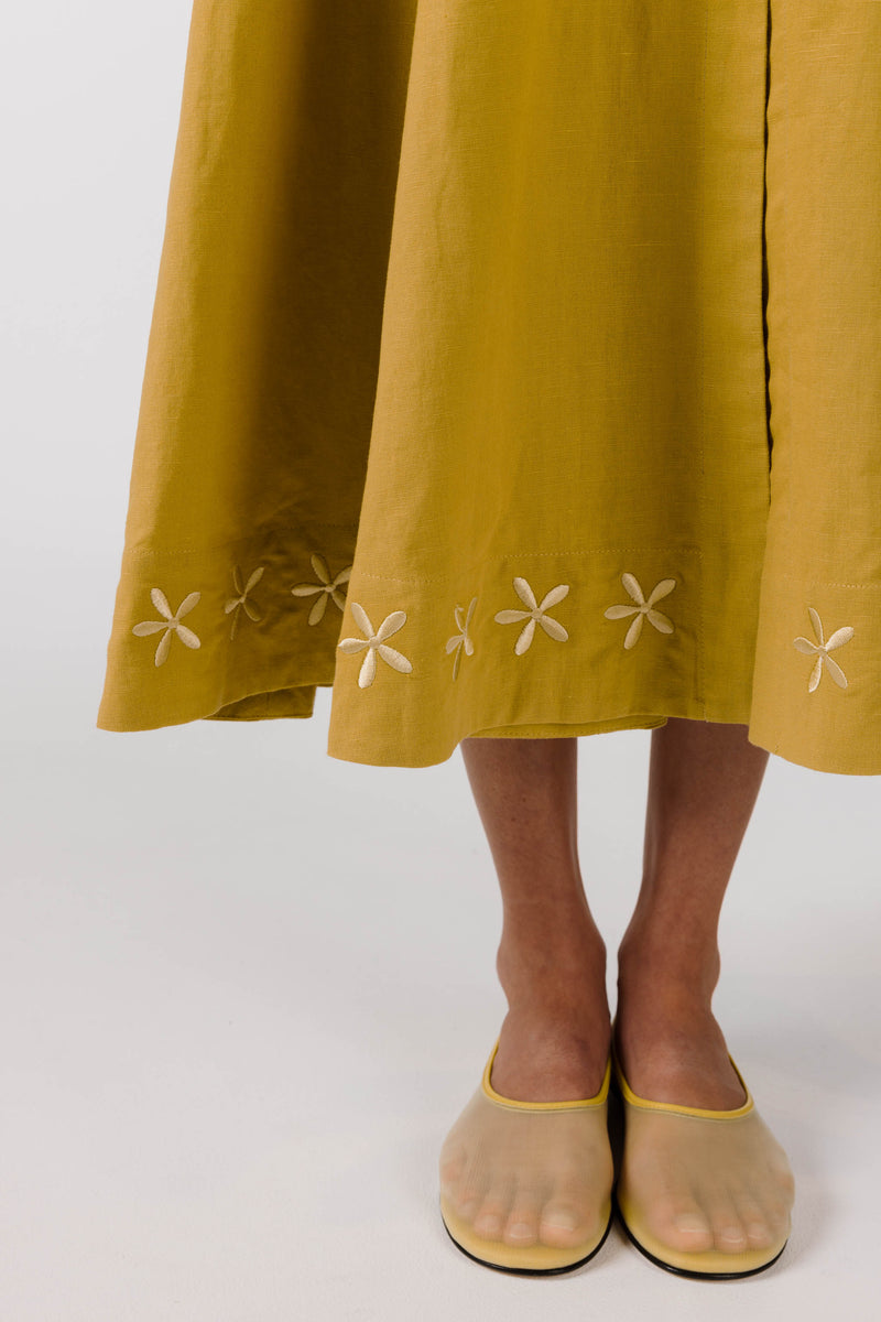 PRE ORDER ~ NOVEMBER | NEW WAVE LONG DRESS - Olive