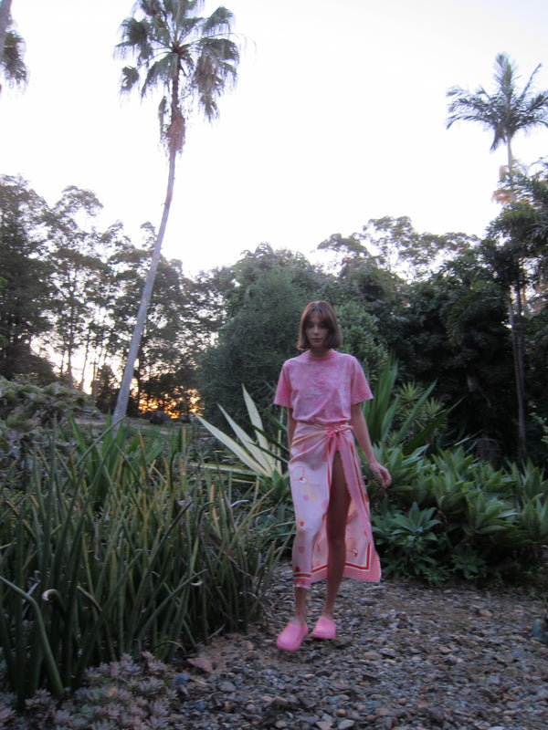 THE ISLAND SILK MAXI SCARF - LIMITED EDITION